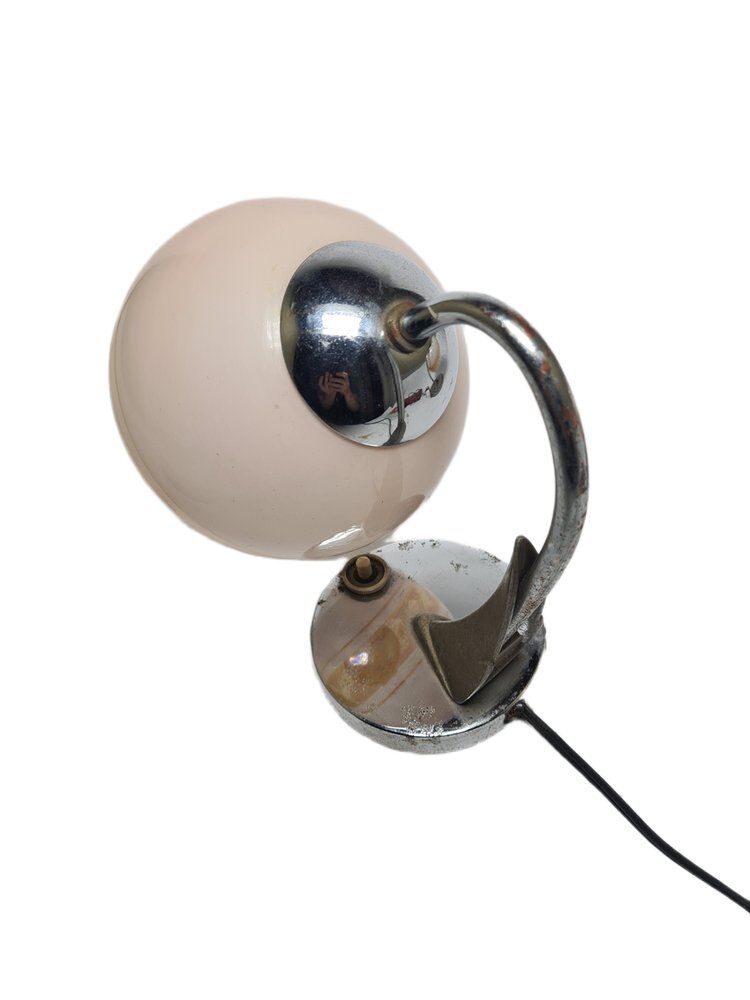 Art Deco bedside lamp, former Czechoslovakia, 1950s
