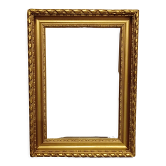 Old gilded wood frame