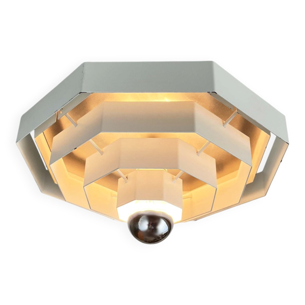 Lampe Plafonnier Octaform Allemande Moderne du Milieu du Siècle par Spectral Leuchten, 1960s