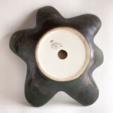 Flat ceramic Longwy Tourmalines, Made in France