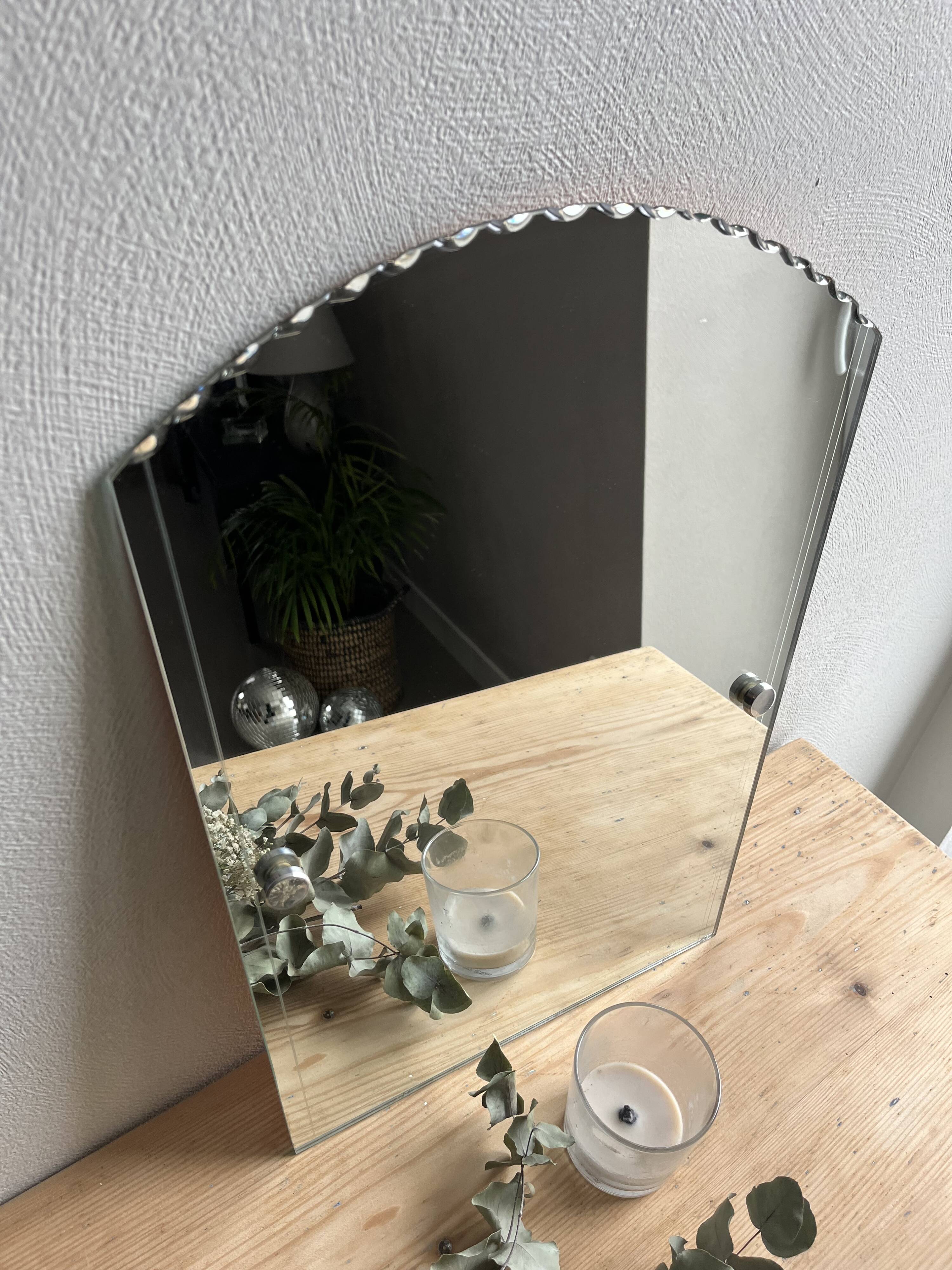 Old vintage beveled/chiseled mirror