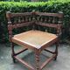 Canned corner chair