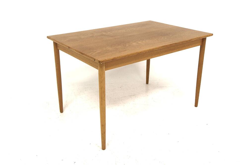 Scandinavian oak dining table, Sweden, 1960