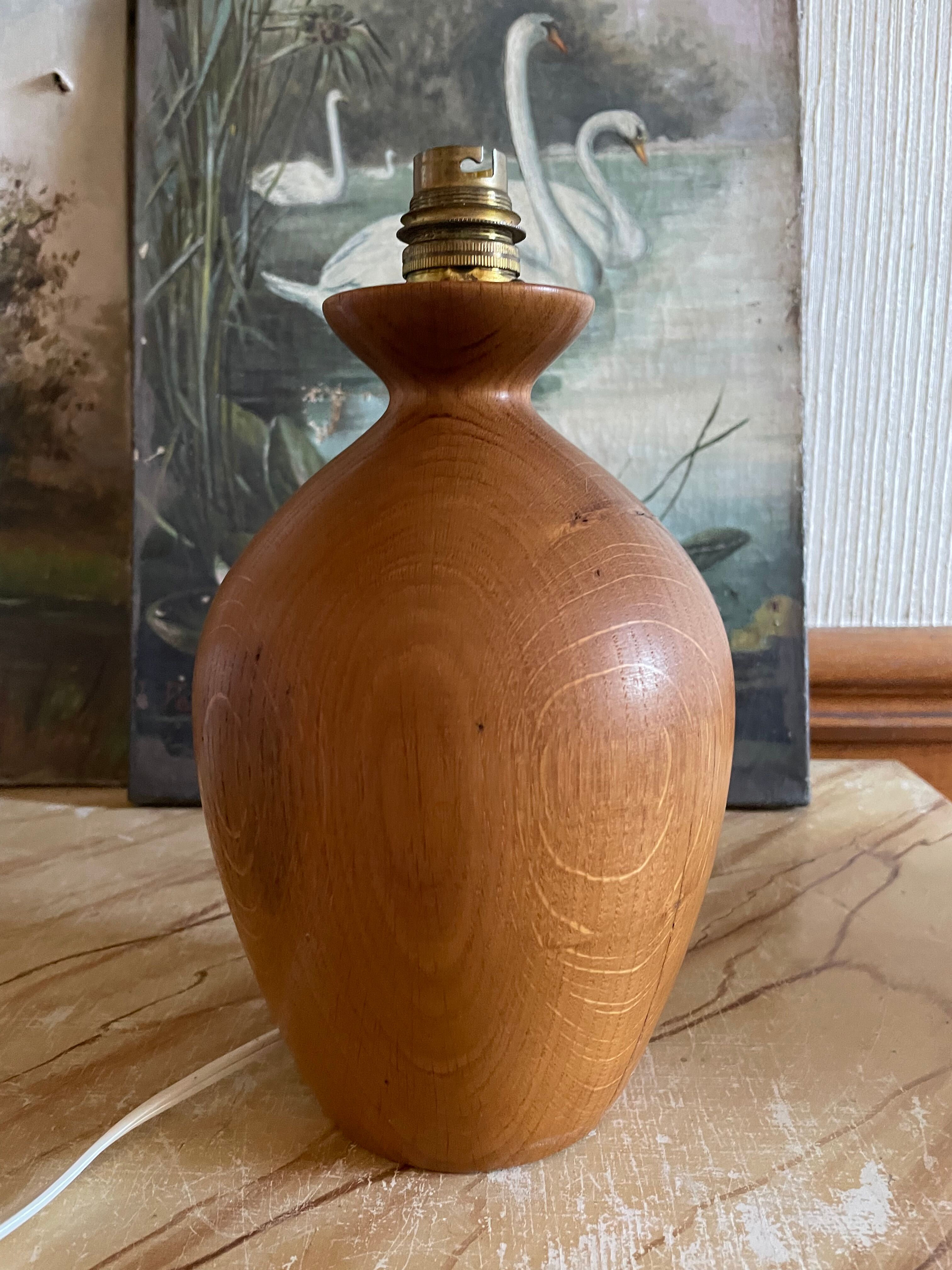 Vintage teak lamp