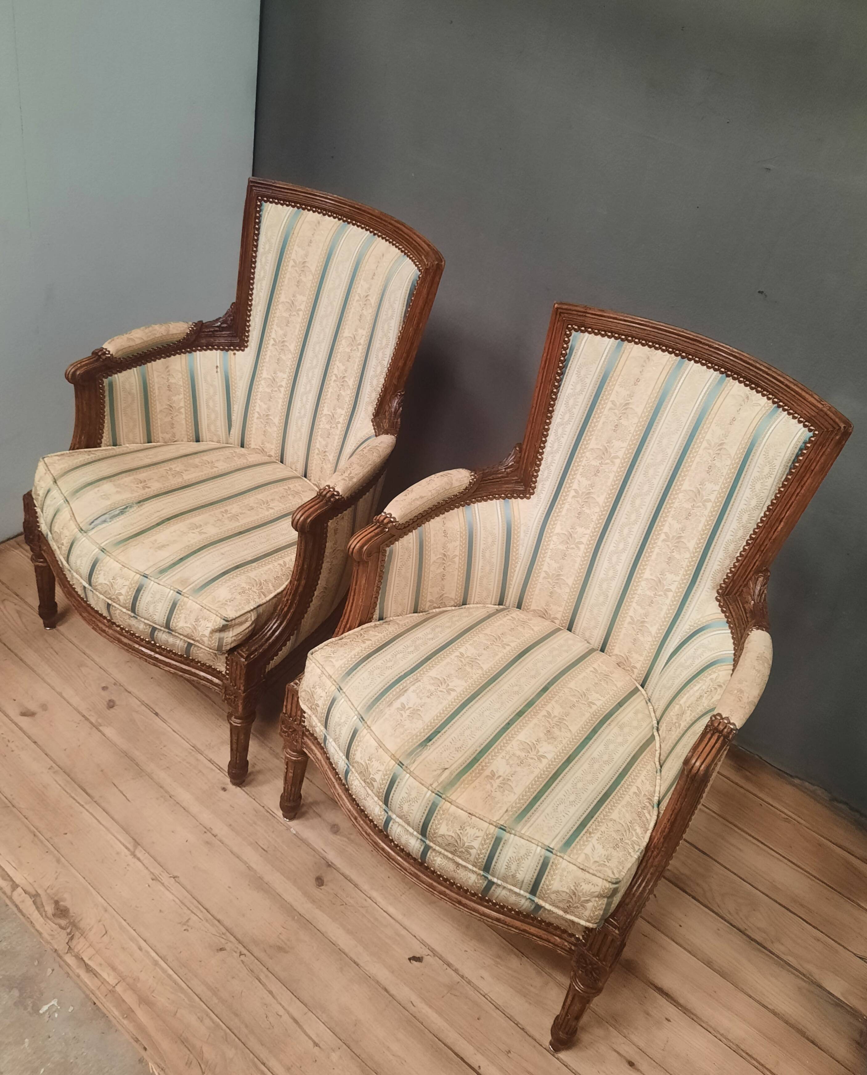 Pair of Louis XVI shepherdesses