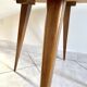 Round coffee table with compass legs 1970
