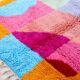 Contemporary high-quality multicoloured Azilal Berber rug - 246 x 153 cm