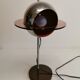 Lampe de table Space Age, en aluminium, métal et plexi plastique