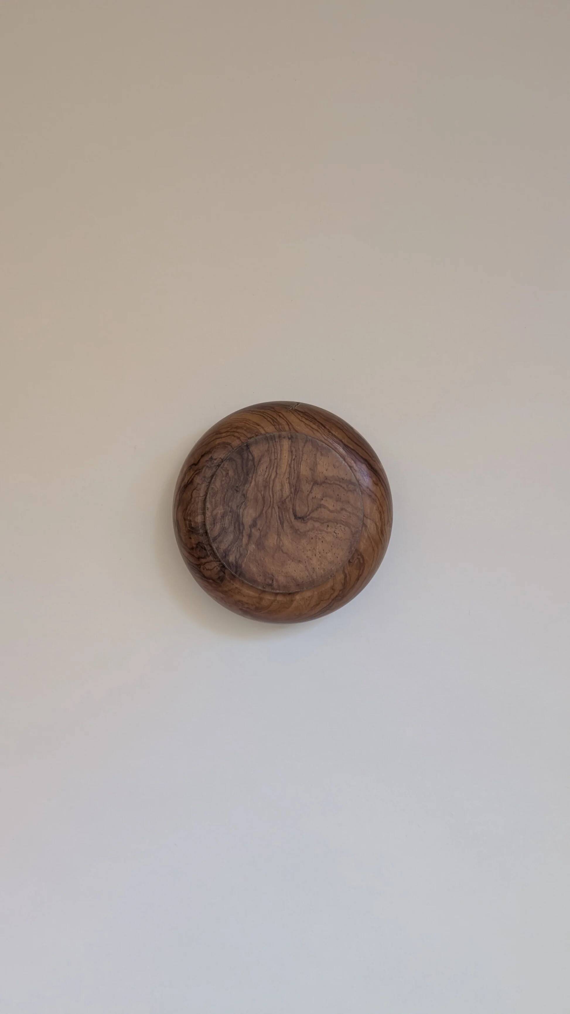 Olive wood bowl