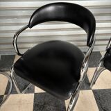 Série de 6 chaises design vintage