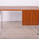 Mid-century danish teak & chrome desk, 1960s