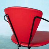 Ensemble de 4 chaises Linda, design italien des années 1980.