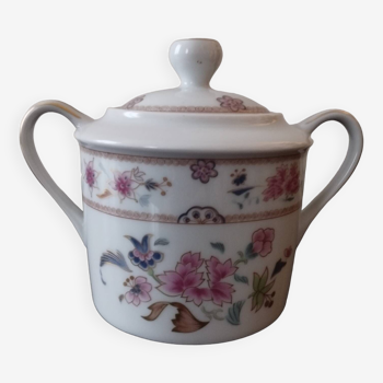 Sucrier bernardaud limoges modèle famille rose