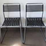 Pair of ikea "scoubidou" chairs 1990