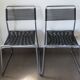 Pair of ikea "scoubidou" chairs 1990