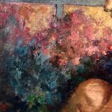 "At the bottom of the garden", painting