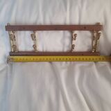 Brass coat hooks