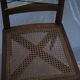 Chaises 1950 chêne, cannage et scoubidou