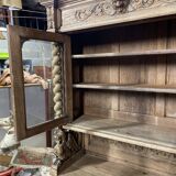 Hunting buffet with 2 bodies