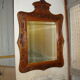 Dressing table and mirror in walnut, circa 1880