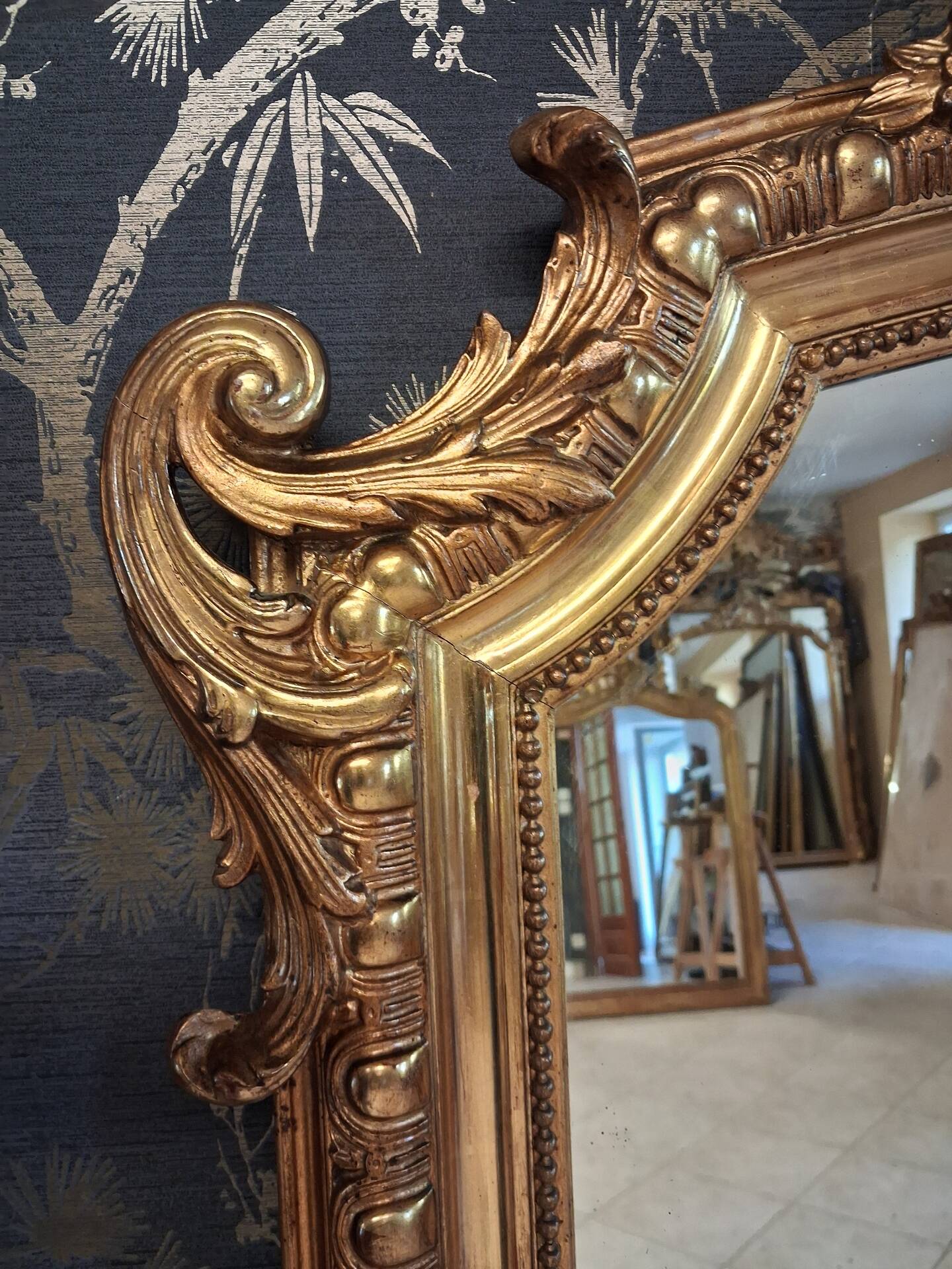 Mirror from the Napoléon III era 147 x 98