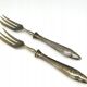AA5 Pair of Silver Cake Forks 800