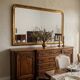 Louis Philippe style gilded mirror, mid-20th century, bevelled mirror.
