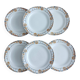 Set of 6 Ceranord dinner plates
