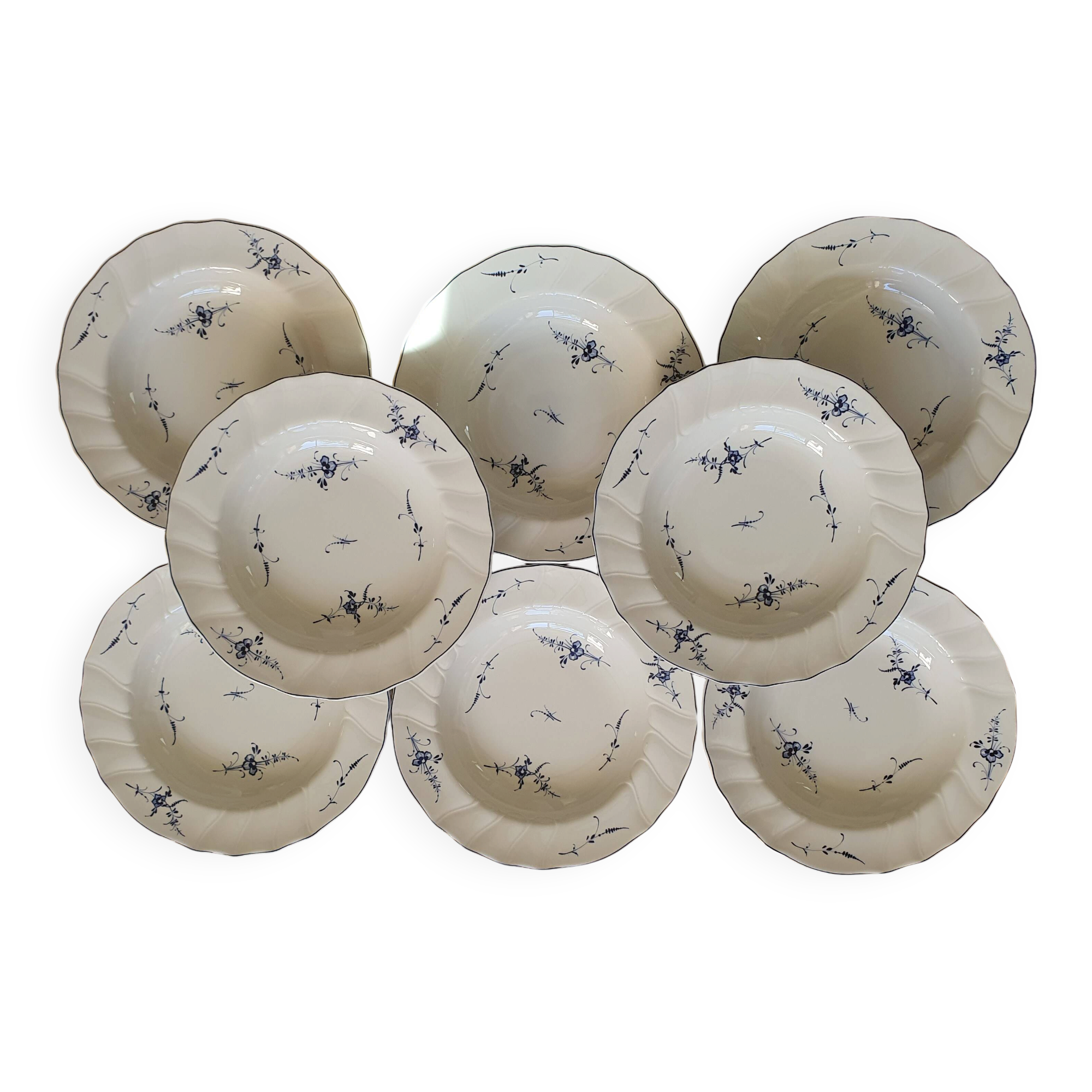 8 deep plates Villeroy and Boch Vieux Luxembourg