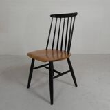 Set of 4 Fanett model slatted chairs, Tapiovaara, 1960s