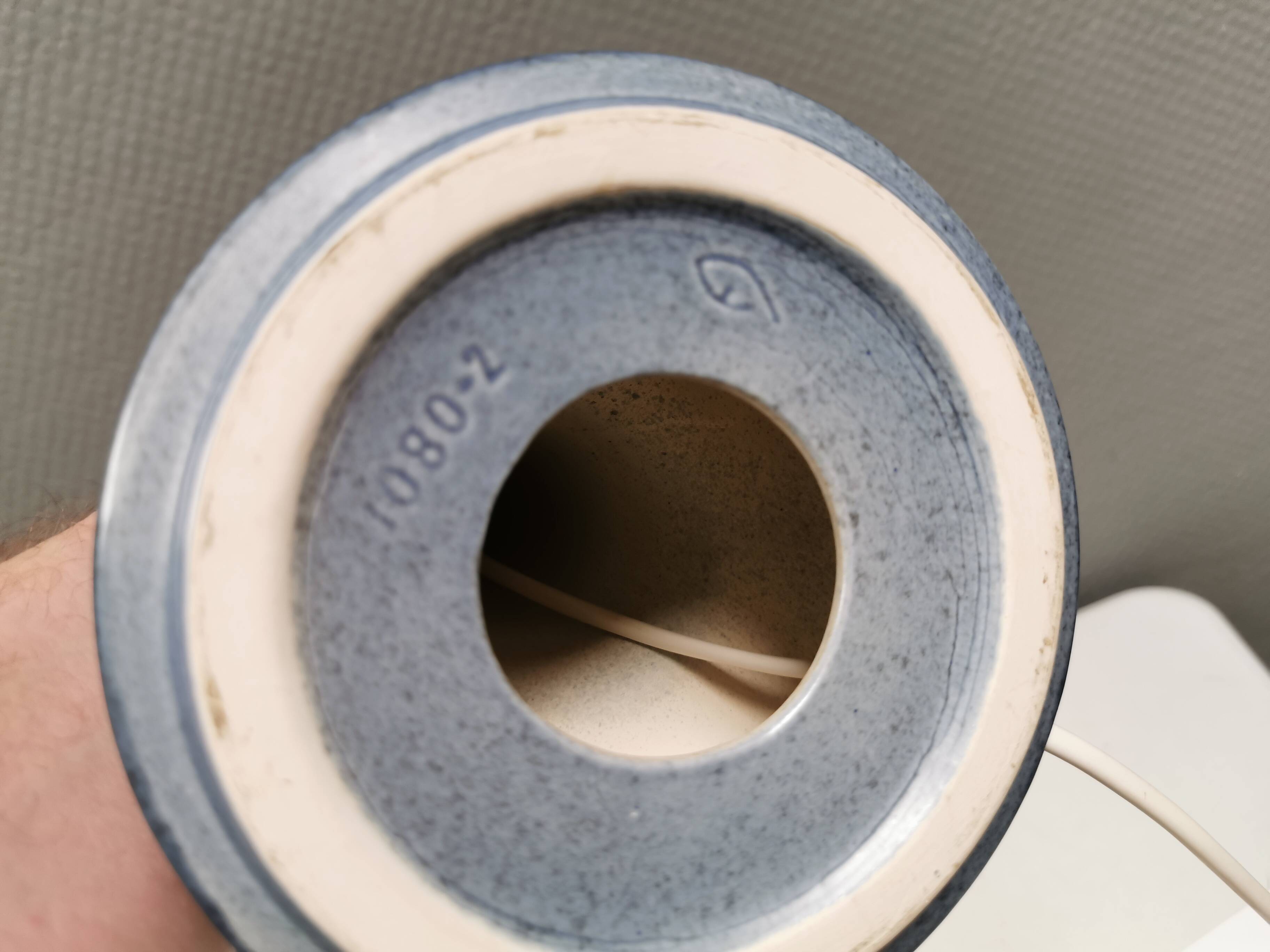 Ceramic table lamp, designed by Einar Johansen (EJ) Denmark 1970s