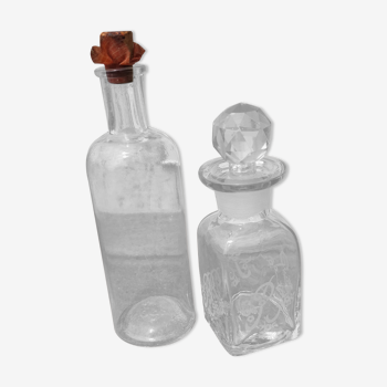 Duo of vintage bottles