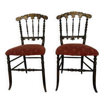 Napoleon III XIX side chair