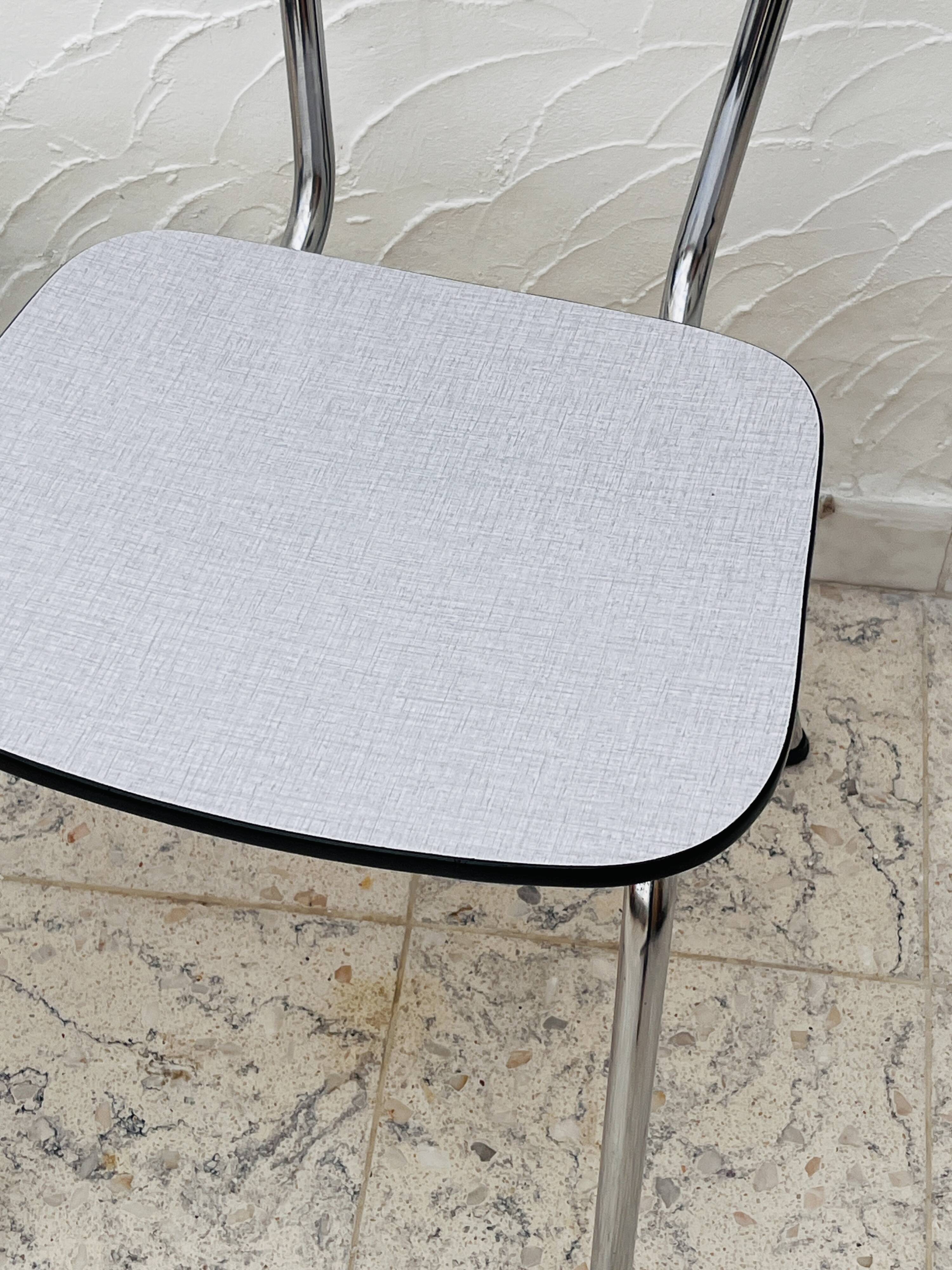 Two Formica chairs