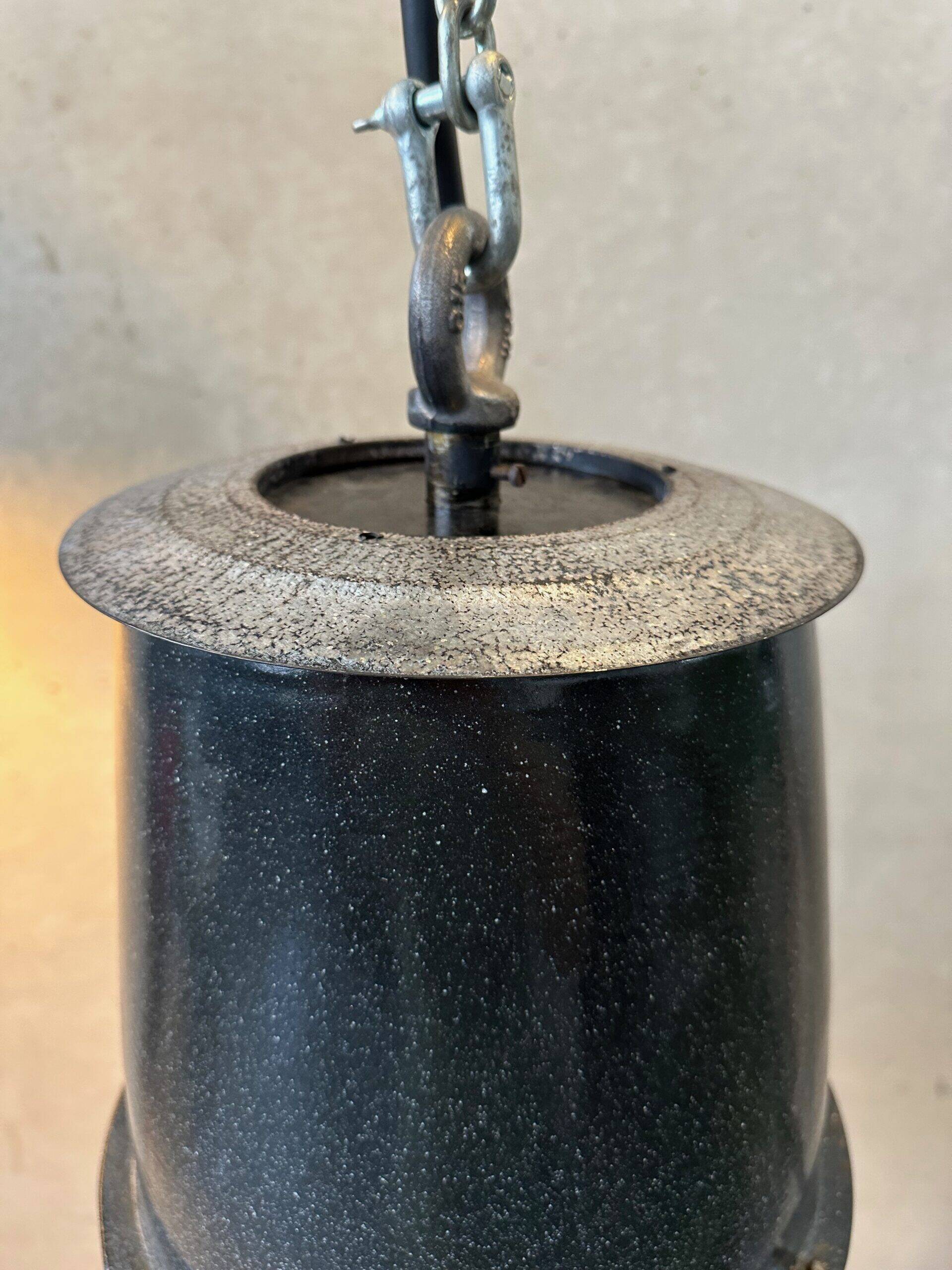 2x lampes industrielles XXL – émaillées