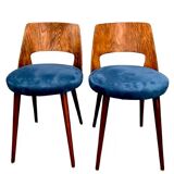 Paire de Chaises Cocktail rénové et re-tapissé