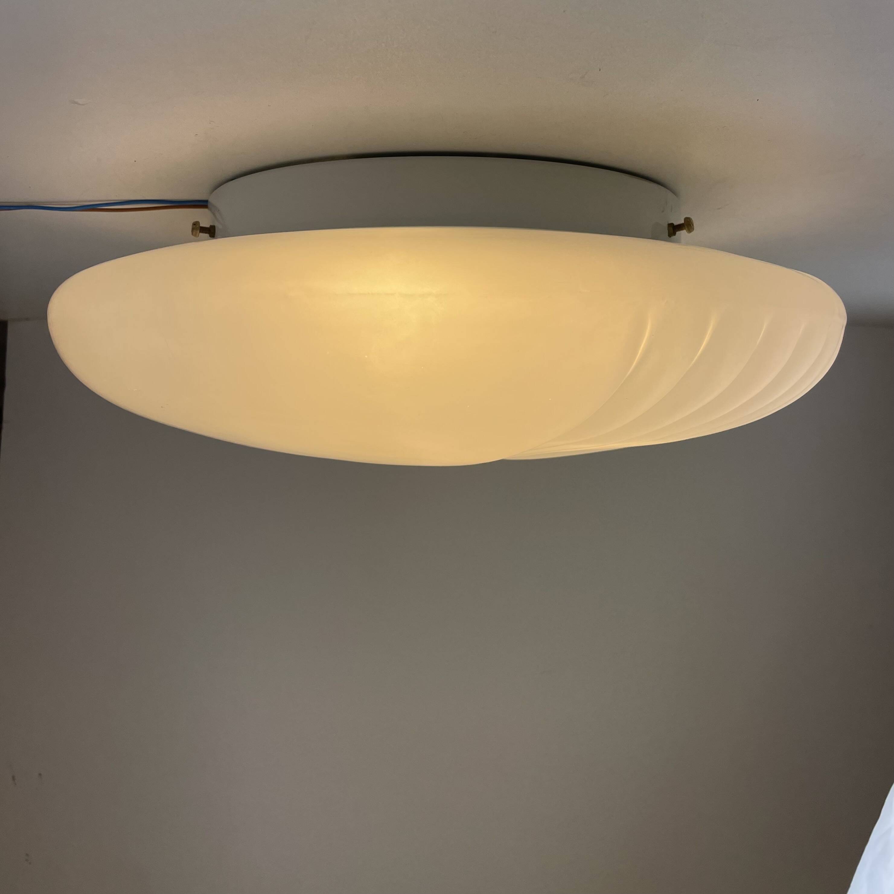 Murano Ceiling or Wall Lamp, 1980s