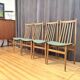 Ensemble de quatre chaises Casala, Allemagne, années 1960.
