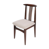 Chaise Mid-Century en Bouclé et Hêtre par M. Zielinski, Europe, 1960s