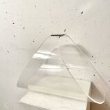 Plexiglas magazine rack 1970