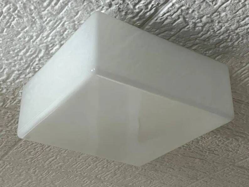 Design midcentury wall or ceiling lamp, flushmount, 1970s