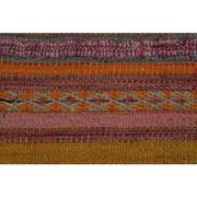 Vintage Turkish Hand-Knotted Wool Cotton Orange Kilim Area Rug 151x153