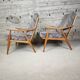 Paire de fauteuils vintage