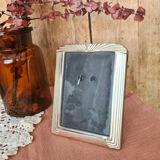 Chrome metal photo frame