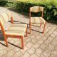Chaises vintage en hètre - lot de 2