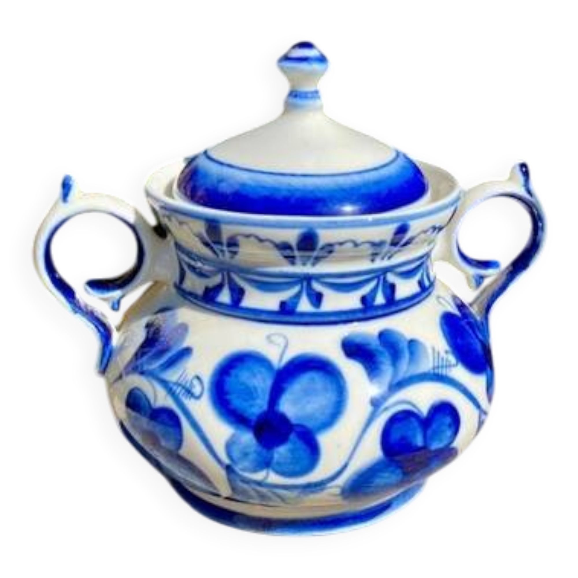 Sucrier porcelaine vintage URSS