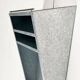 Étagère murale en métal postmoderne allemande de Radius Design, années 1980