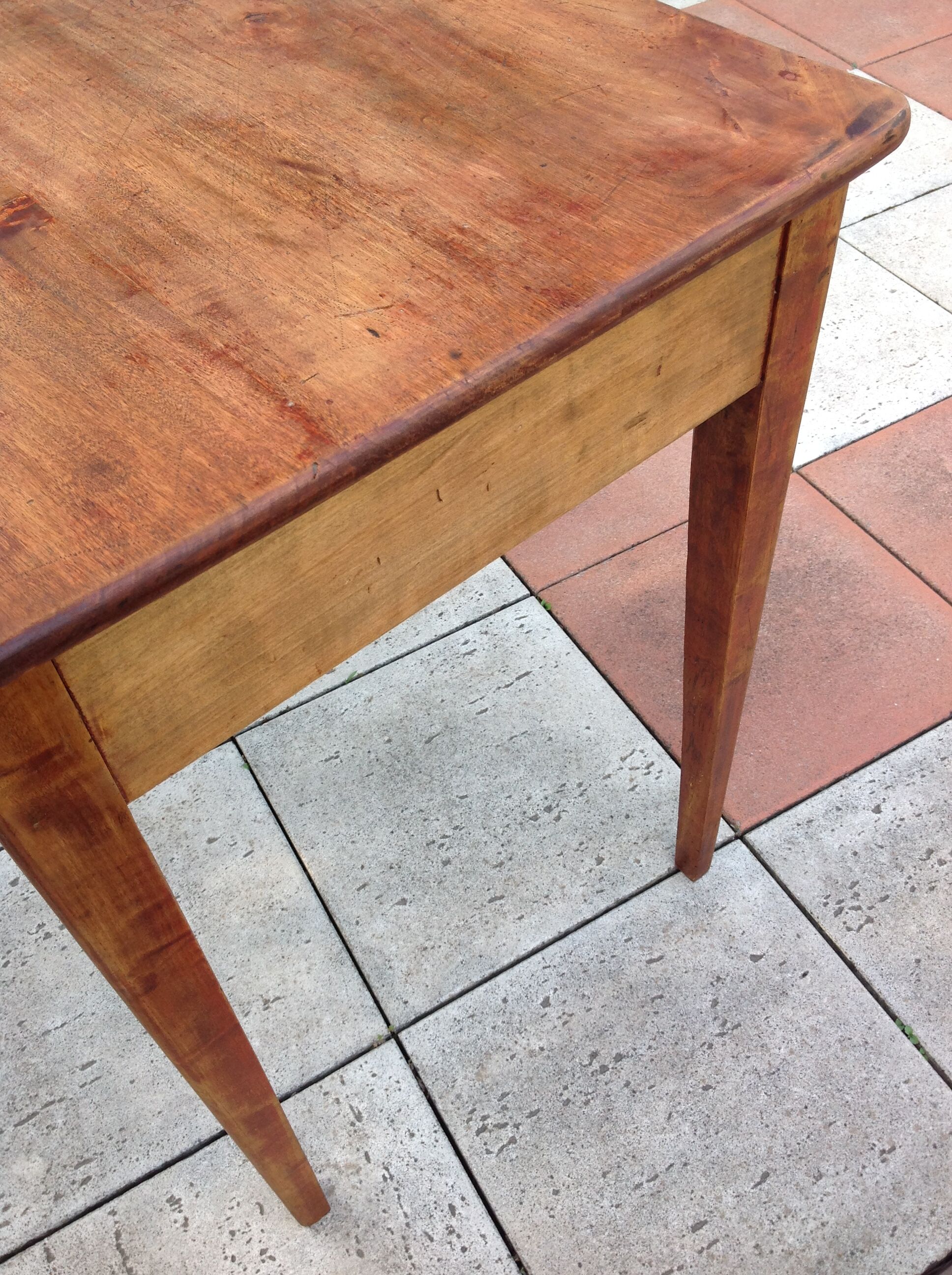 Antique vintage farmhouse table from the 40s and 50s