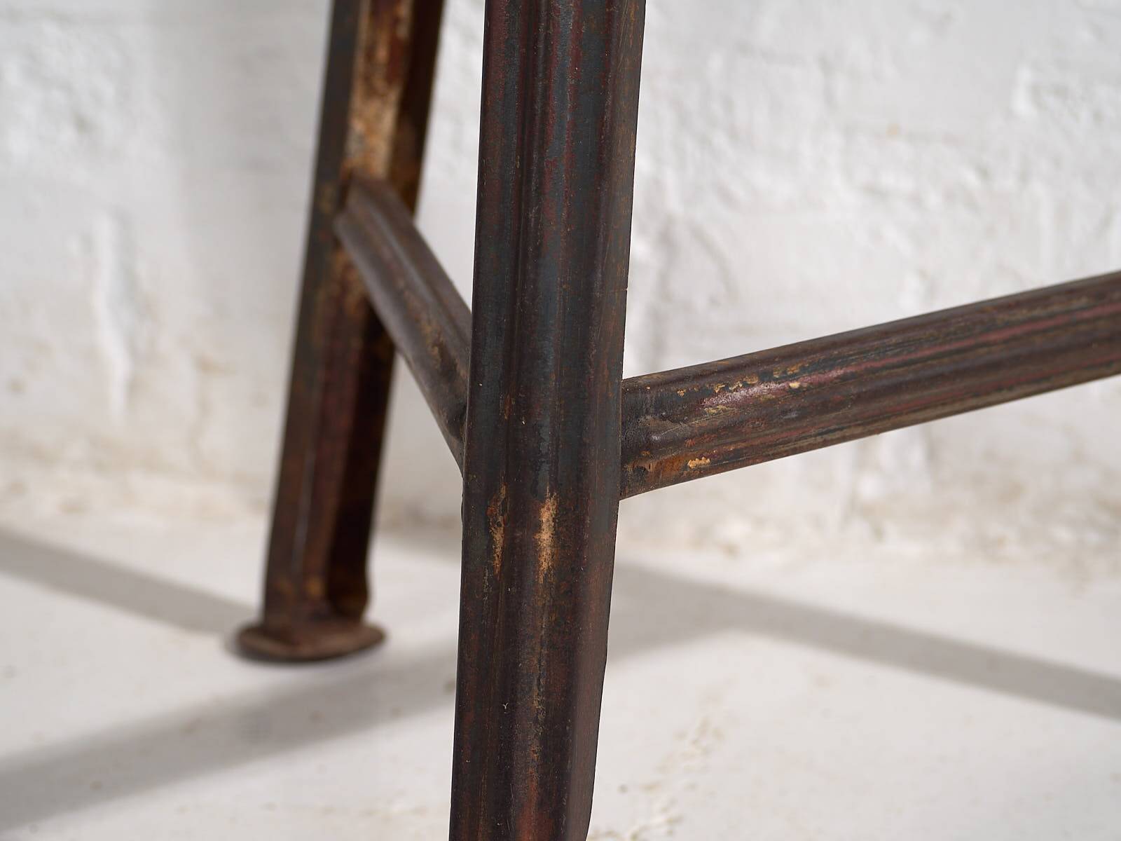 Round industrial stool (c.1950) #8