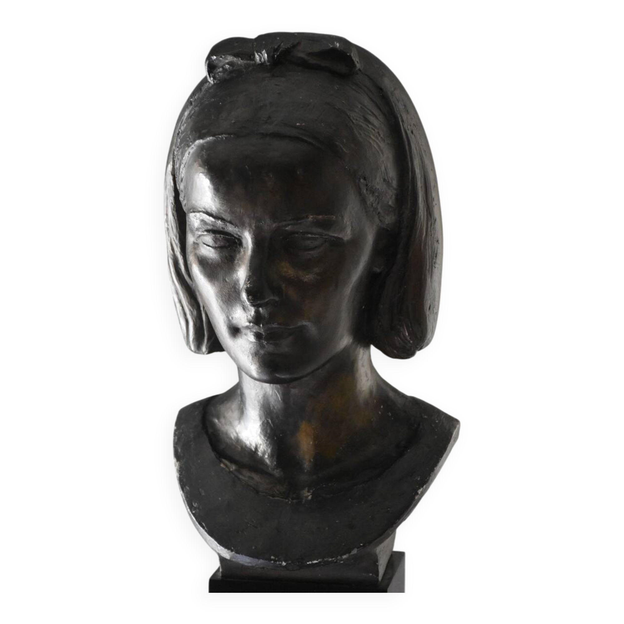 Gabriel Rispal, Bust of a Young Woman (circa 1960)